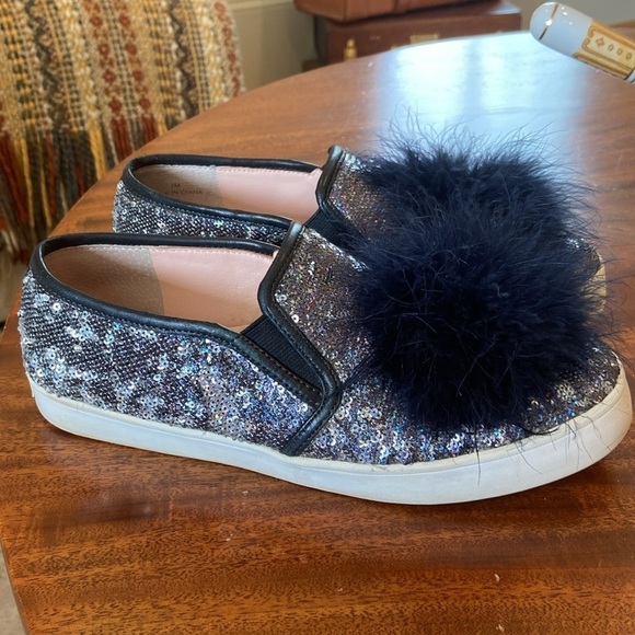 Kate Spade "Latisa" Sequin Slip On Sneakers size 7! - Picture 2 of 7